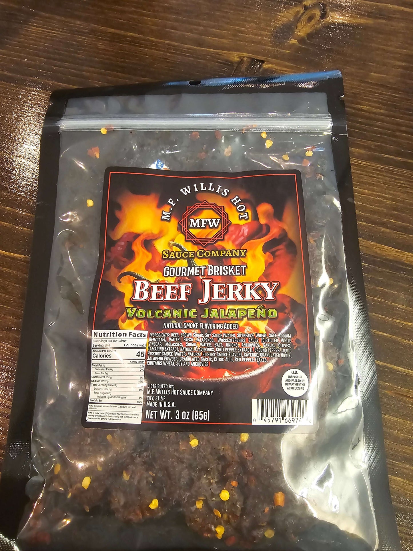 Volcanic Jalapeño Beef Jerky