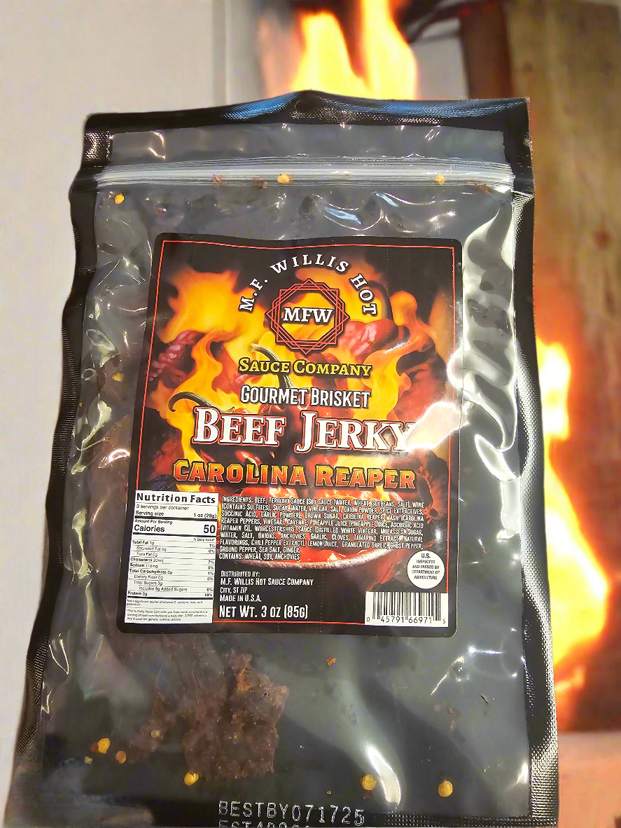 Carolina Reaper Beef Jerky