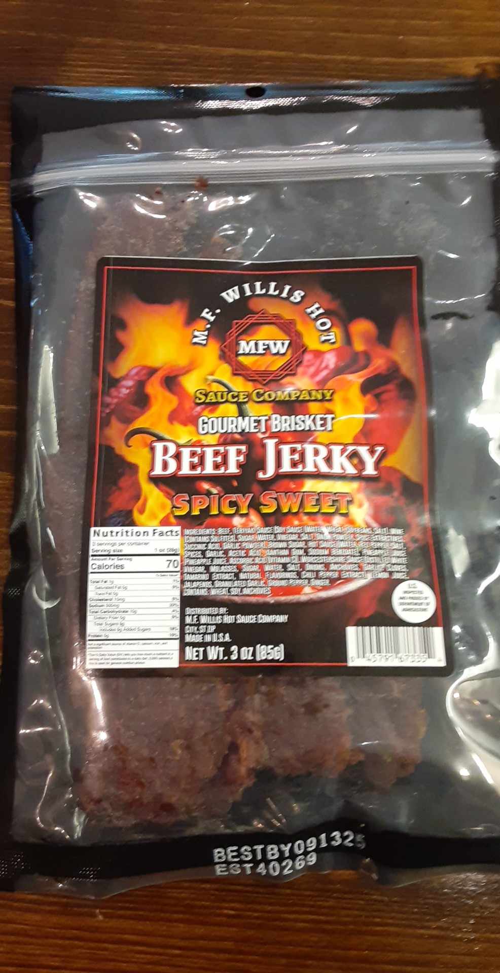 Spicy Sweet Beef Jerky