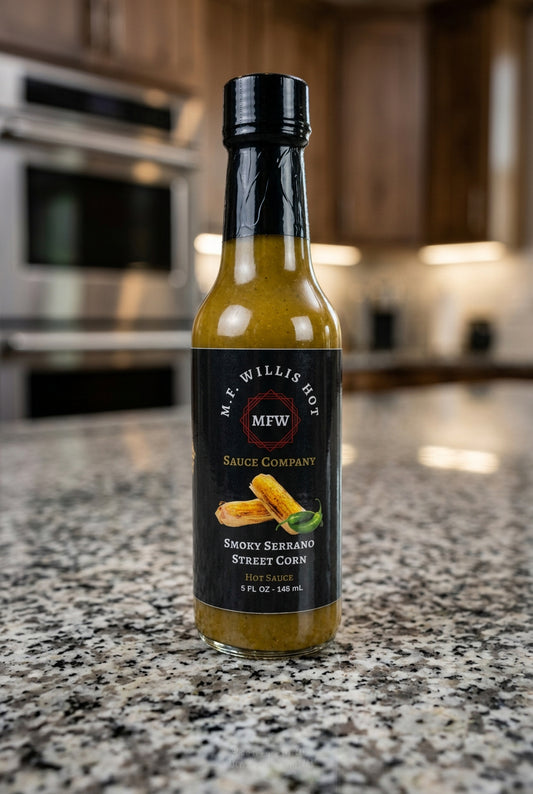 Smoky Serrano Street Corn Hot Sauce