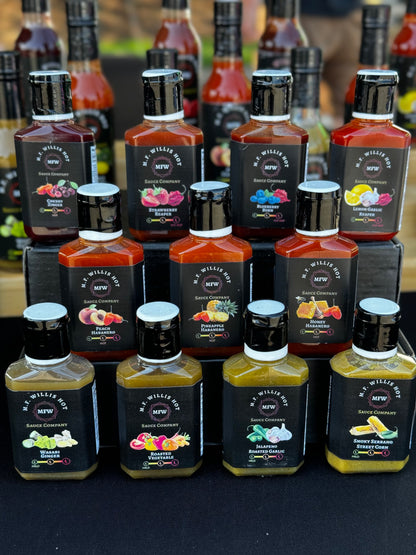 2oz Sample Pack Hot Sauce and Honey