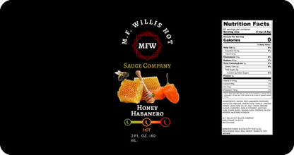 2oz Sample Pack Hot Sauce and Honey
