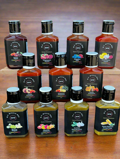 2oz Sample Pack Hot Sauce and Honey3