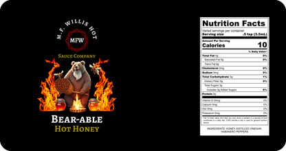 2oz Sample Pack Hot Sauce and Honey